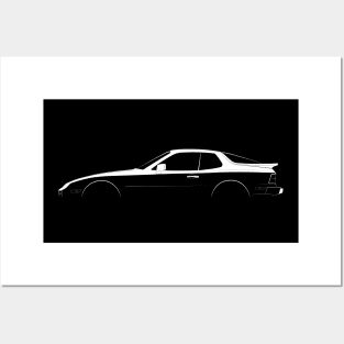 Porsche 944 Turbo Silhouette Posters and Art